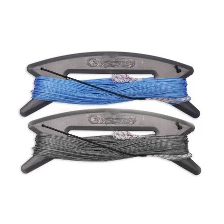 Vector Quad Pro lignes de kite 4x20m 500/375kg Gris/Bleu