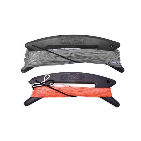 Vector Quad Pro lignes de kite 4x30m 170/75kg Gris/Rouge