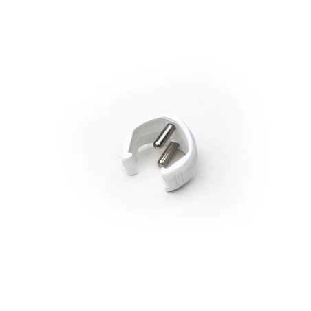 Double Pin Lock (Hard Plastic) - blanc