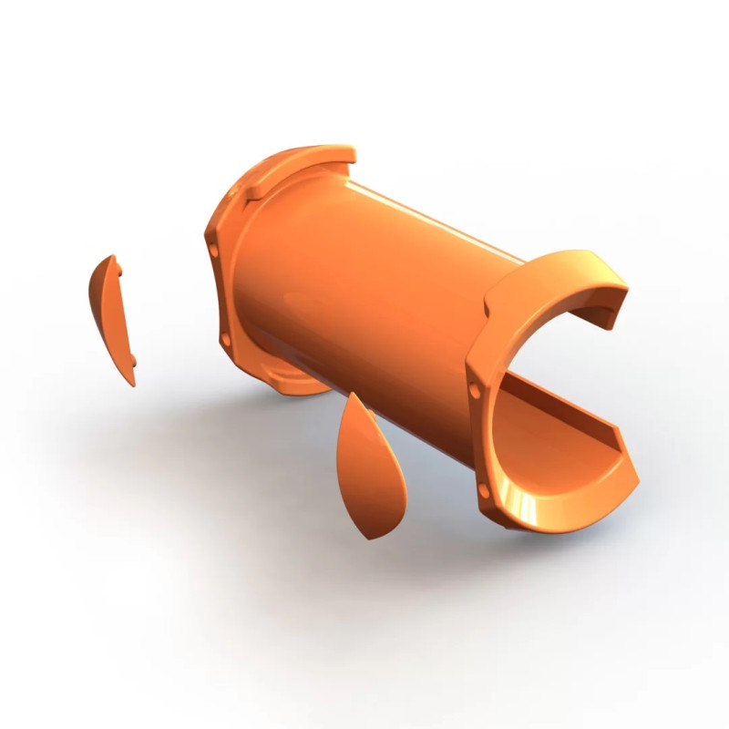 Cale d'embout wishbone Elite Modular carbone + 2 pare-chocs